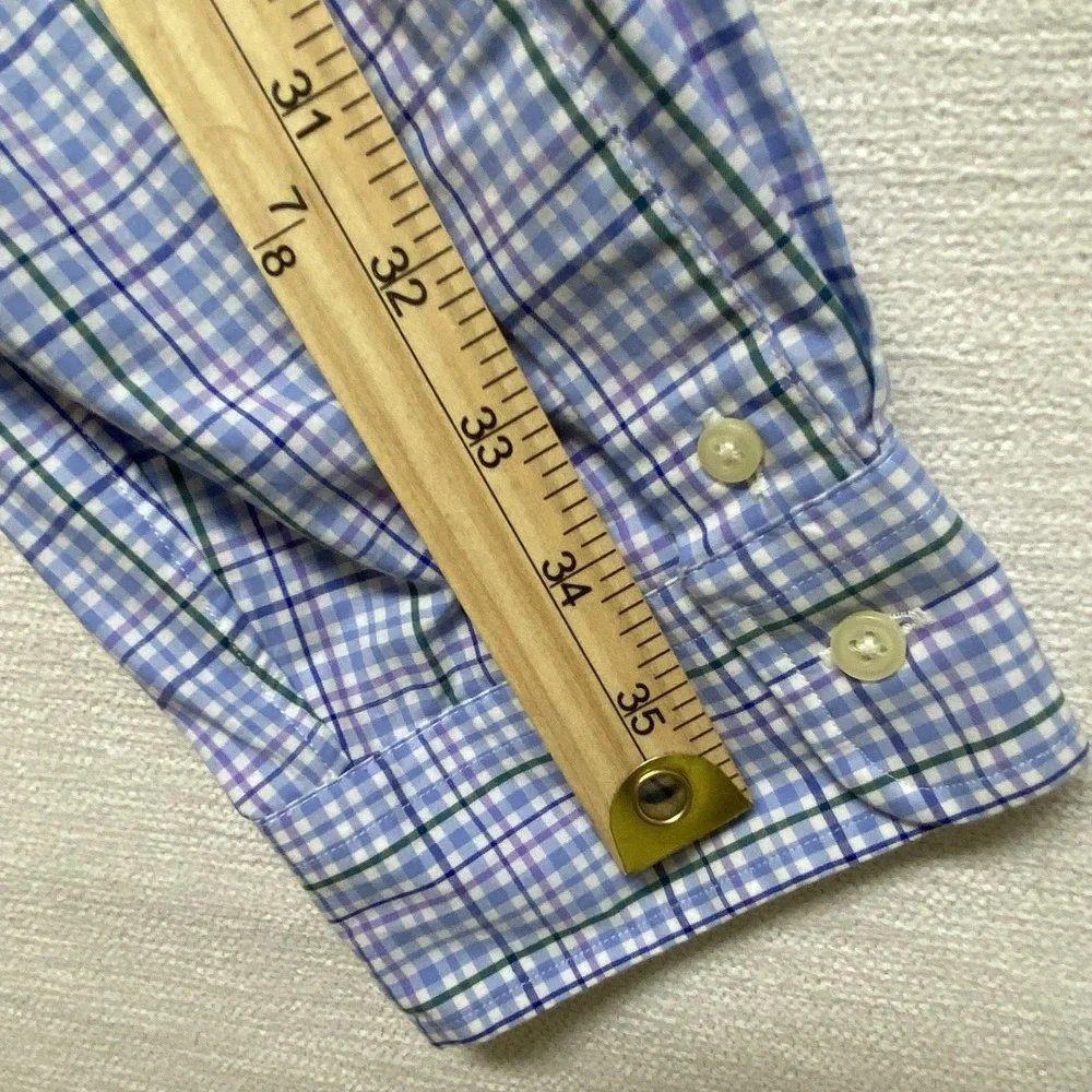 Ralph Lauren Classic Fit Button Down Long Sleeve Plaid Shirt Mens 2XL 18.5‎